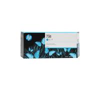 HP 676M6A Cartouche Encre DesignJet 738 Cyan 300ml - Compatibilité HP DesignJet T850/T950 - Dimensions 283x41x118mm