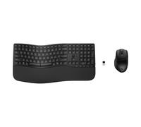 HP 680 CFT Dual-Mode KB/Mse Combo FR, Taille réelle (100 %), Sans fil, RF sans fil + Bluetooth, Noir, Souris incluse 8T6L6AA#ABF