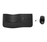 HP 685 - Ensemble clavier et souris - bi-mode, agencement à 3 zones, multi-appareils, 23 touches programmables, détection automatique du système d'exploitation, déplacement des touches à profil bas -