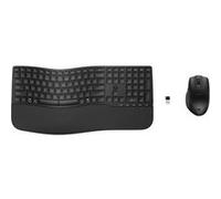 HP 685 - Ensemble clavier et souris - bi-mode, agencement à 3 zones, multi-appareils, 23 touches programmables, détection automatique du système d'exploitation, déplacement des touches à profil bas - 