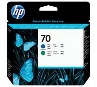 HP 70 Bleu/Vert Tête d'impression DesignJet - HP DesignJet Z2100 - Z3100 and Z3200 Photo Printer series - Bleu - Vert - C9408A - Singapour - 143 mm - 28 mm