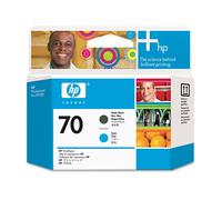 HP 70 - Cyan, Matte Black - printhead Neo Opaco/Ciano