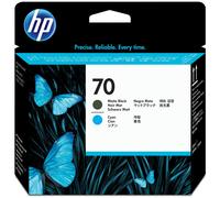HP 70 - Cyan, noir mat - tête d'impression - pour DesignJet HD Pro MFP, T120, Z2100, Z3100, Z3100ps, Z3200, Z3200ps, Z5200, Z5400