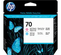 HP 70 tête d'impression DesignJet magenta clair et cyan clair