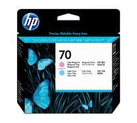 HP 70 tête d'impression DesignJet magenta clair et cyan clair