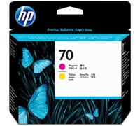 HP 70 tête d'impression DesignJet magenta et jaune