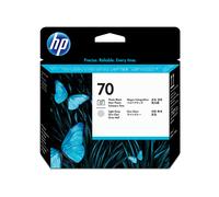 HP 70 tête d'impression DesignJet noir photo et gris clair, Photo noire, Gris clair, 1 pièce(s) C9407A