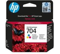 HP 704 - Couleur (cyan délavé, magenta délavé, jaune délavé) - originale - cartouche d'encre G