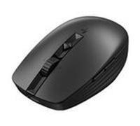 HP 710 - Souris - rechargeable - 7 boutons - sans fil - 2.4 GHz, Bluetooth 5.3 - récepteur sans fil USB - noir G