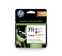 HP Cartouche d'encre 711 CMY 28 ml - Pack de 3