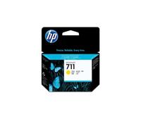 HP 711 - 29 ml - jaune - original - DesignJet - cartouche d'encre - pour DesignJet T100, T120, T120 ePrinter, T125, T130, T520, T520 ePrinter, T525,