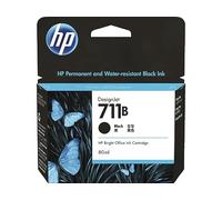 HP 711 Cartouche d'encre DesignJet Noir, 80 ML