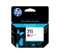 HP 711 Cartouche DesignJet Magenta CZ131A, Encre à Colorant 29ml, Compatibilité HP DesignJet T120/T520, Dimensions 114x126x25mm