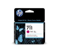 HP 711 CZ131A Magenta 29-ml Genuine Ink Cartridge with Original Ink DesignJet T1
