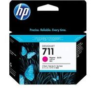 HP 711 - CZ135A - print cartridge - 3 x magenta - for DesignJet T120 ePrinter, T520 ePrinter