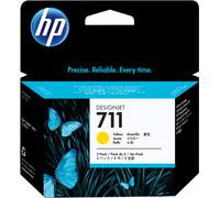 HP 711 pack de 3 cartouches d'encre DesignJet jaune, 29 ml
