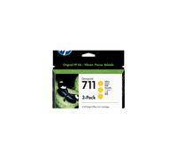 HP 711 original Ink cartridge CZ136A yellow standard capacity 3-pack