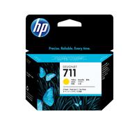 HP 711 Pack 3 Cartouches Encre DesignJet Jaune 3x29ml Pigment/Dye Compatibilité T120/T520 CZ136A