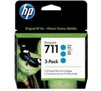 HP 711 - Pack de 3 - 29 ml - cyan - original - DesignJet - cartouche d'encre - pour DesignJet T100, T120, T120 ePrinter, T125, T130, T520, T520 ePrinter, T525, T530 Cyan G