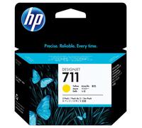 Cartouche d'encre HP 711 (CZ136A) 3x Jaune - Multipack
