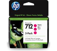 HP 712 3x Magenta Tintenpatrone