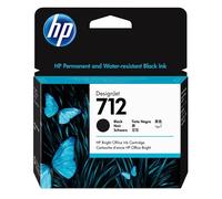 HP 712 - 80 ml - noir - original - DesignJet - cartouche d'encre - pour DesignJet Studio, T210, T230, T250, T630, T650 G