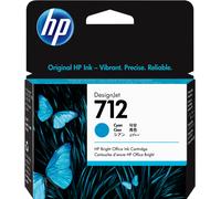 HP 712 (3ED67A) - Cyan - Cartouche d'encre