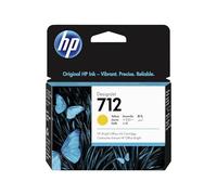 HP Cartouche d'encre 712 (3ED69A) Jaune