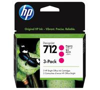 HP 712 - Pack de 3 - 29 ml - magenta - original - DesignJet - cartouche d'encre - pour DesignJet Studio, T210, T230, T250, T630, T650