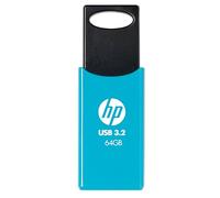 HP 712w Clé USB 3.2 Gen 1 64 Go, Bleu, Vitesse de Lecture jusqu'à 120 Mo/s