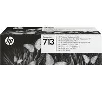 HP – Kit de remplacement de tête d'impression HP 713 (3ED58A) authentique Noir + 3 couleurs