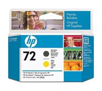 HP 72 Tête d'impression Noir/Jaune authentique C9384A (TVA incluse)