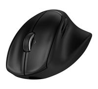HP 720M - Souris - ergonomique - inclinaison semi-verticale à 21° - pour droitiers - 7 boutons - sans fil - Bluetooth, 2.4 GHz - récepteur sans fil USB - noir