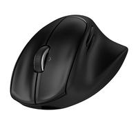HP 725M - Souris - ergonomique - 21° semi-vertical tilt - pour droitiers - 7 boutons - sans fil - Bluetooth, 2.4 GHz - récepteur sans fil USB - noir