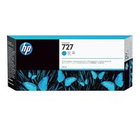 HP 727 F9J76A Cartouche d'encre authentique HP DesignJet cyan 300 ml, haute capacité, encre HP, pour traceurs grand format HP DesignJet Séries T2500, T1500, T900 et tête d'impression HP 727 DesignJet, 300ml