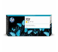 HP 727 F9J78A Cartouche d'encre HP DesignJet jaune 300 ml, haute capacité, encre HP d'origine, pour traceurs grand format HP DesignJet Séries T2500, T1500 et T900 et tête d'impression HP 727 DesignJet