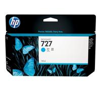 HP Cartouche d'encre 727 B3P19A Cyan 130 ml Authentique Pack de 1 (TVA incluse)