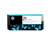 HP 728 Cartouche Encre DesignJet Noir Mat 300ml Pigmentée, F9J68A, pour DesignJet T730/T830, Haut Rendement (XL)
