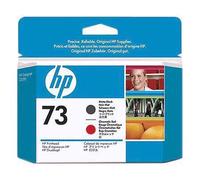 HP 73 - Têtes d'impression Mat Black et Red chromatic