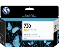 HP - 730 - P2V64A - Cartouche d'encre - jaune - 130ml - produit d'origine