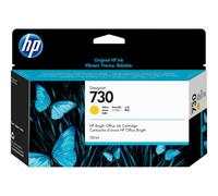 HP - 730 - P2V64A - Cartouche d'encre - jaune - 130ml - produit d'origine