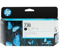 HP 738 130-ml Black DesignJet Ink Cartridge Cartouche d'encre 1 pièce(s) Original Rendement Standard Noir