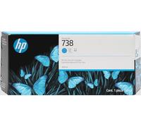 HP 738 300-ml Cyan DesignJet Ink Cartridge Cartouche d'encre 1 pièce(s) Original Rendement élevé (XL)