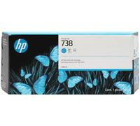 HP 738 (676M6A) - Cyan - Cartouche d'encre - Grande capacité