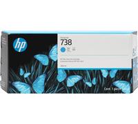 Original HP 676M6A / 738 Cartouche d'encre cyan