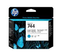 HP 744 Tête d'impression Noir Photo/Cyan authentique F9J86A (TVA incluse)