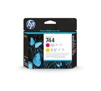 HP 744 Magenta et Jaune, Tête d'impression Originale | Compatible avec DesignJet Z2600 et Z5600, (F9J87A)