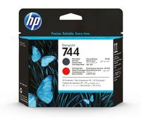HP 744 Tête d'impression DesignJet noir/rouge chromatique