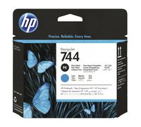 HP 744 tête d'impression DesignJet photo mat/cyan