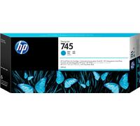 HP 745 cartouche d'encre Cyan authentique F9K03A (TVA incluse)
